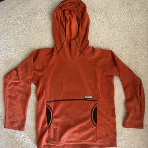 Melanzana micro grid hoodie -youth xl